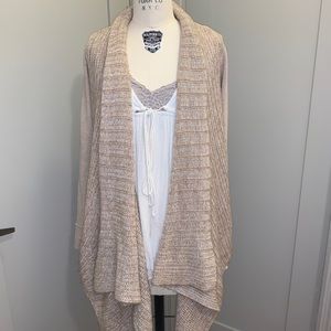 Tan Anthropologie sweater